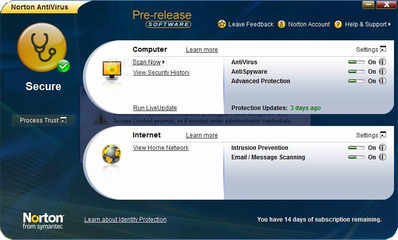 Norton Antivirus Virus Definitions July 26 2010 Chevrolet